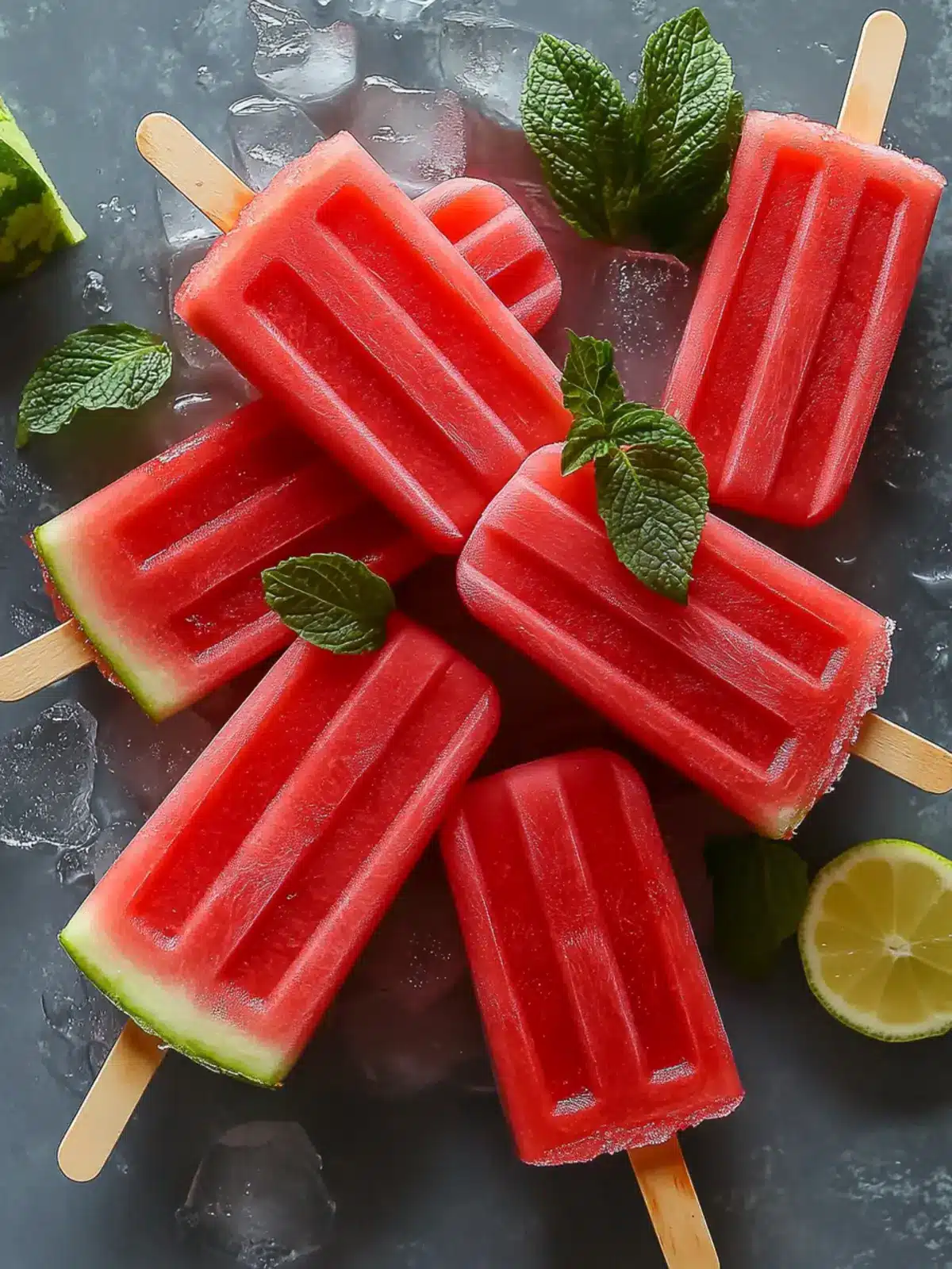 Watermelon popsicles recipe