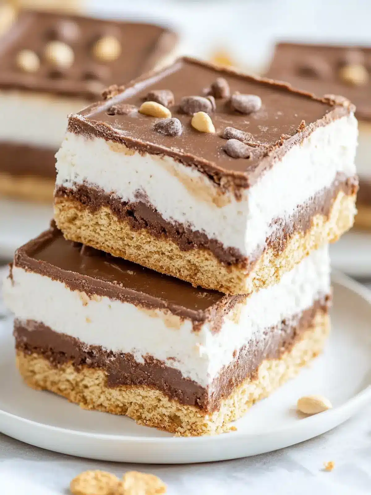 Frozen smores bars recipe