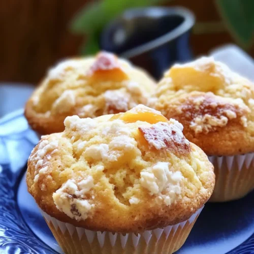 Peach muffins recipe