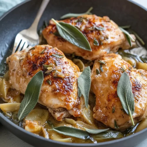 Brown Butter Sage Skillet Chicken