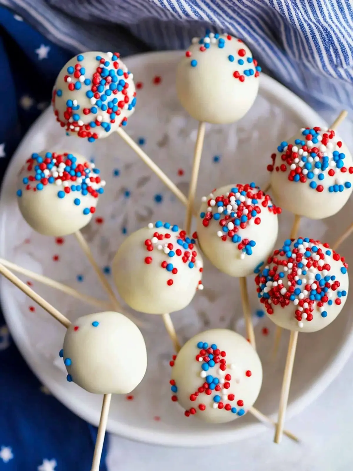4th of july cake pops recipe