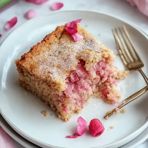 Rhubarb cake recipe