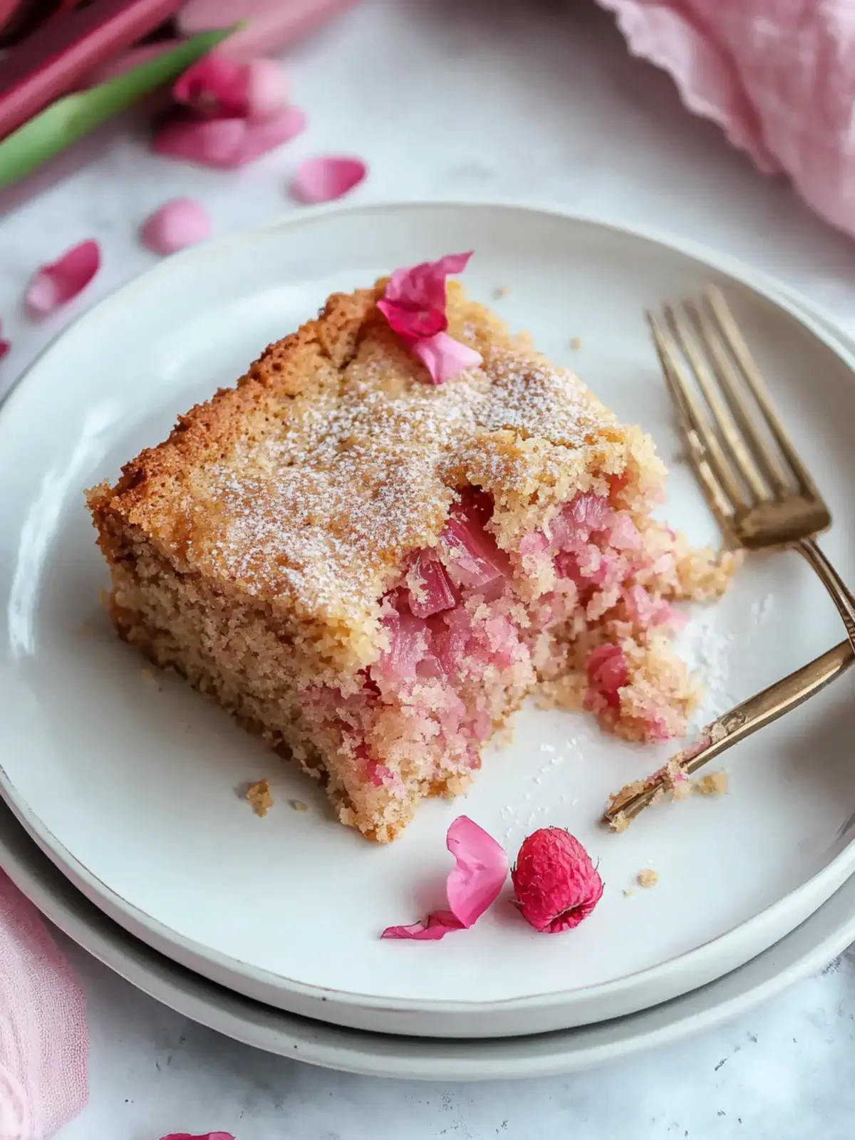 Deliciously Simple Rhubarb Cake Recipe to Savor Today