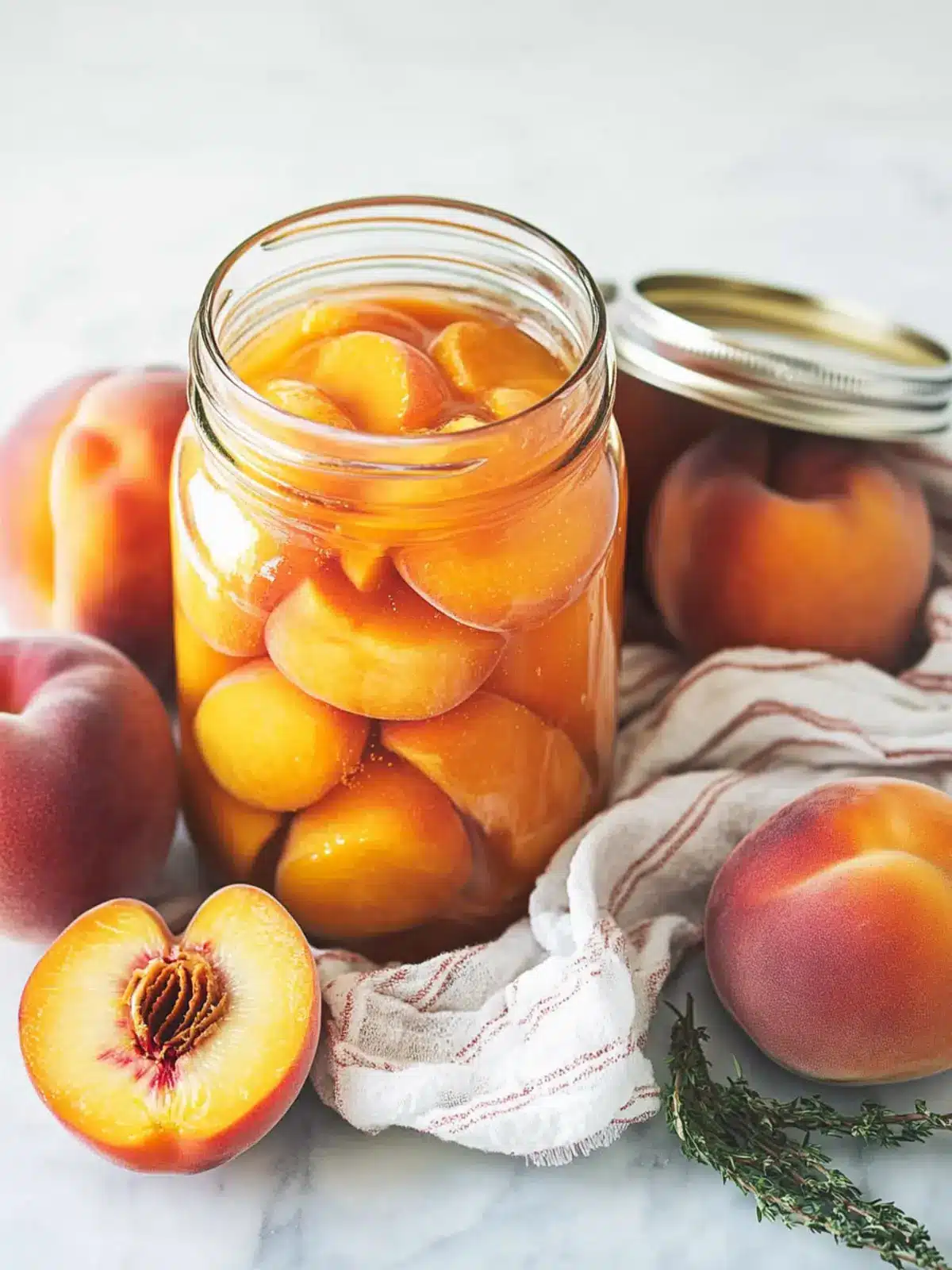 Canning peaches recipe