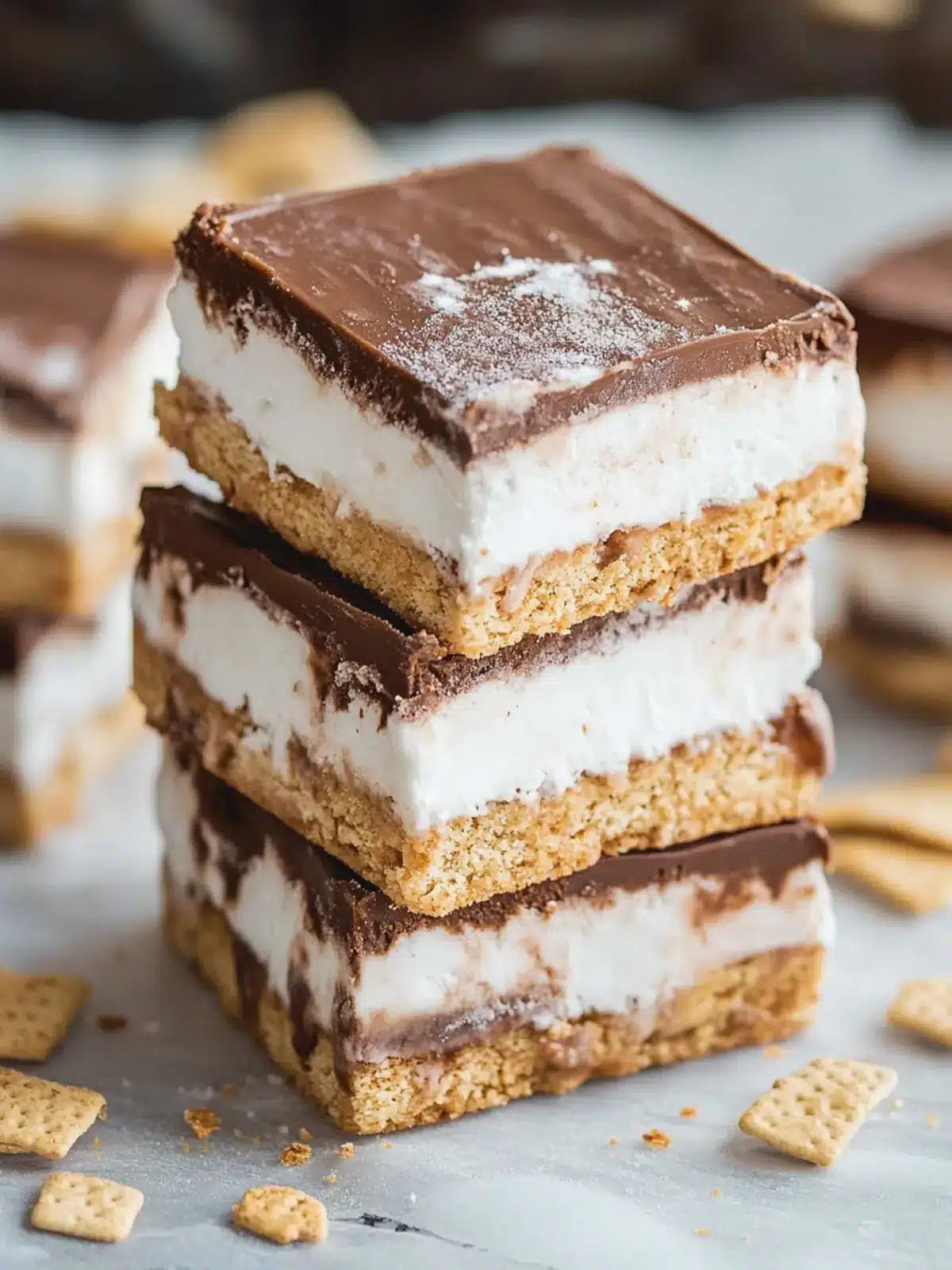 Frozen smores bars recipe