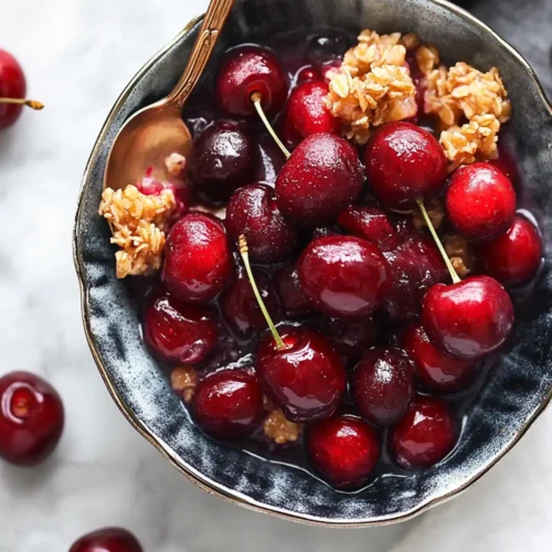 Fresh cherry recipe