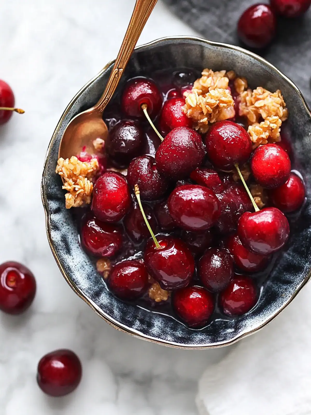 Delicious Fresh Cherry Crisp Recipe for Sweet Summer Bliss