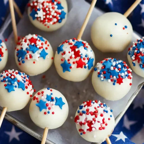 4th of july cake pops recipe
