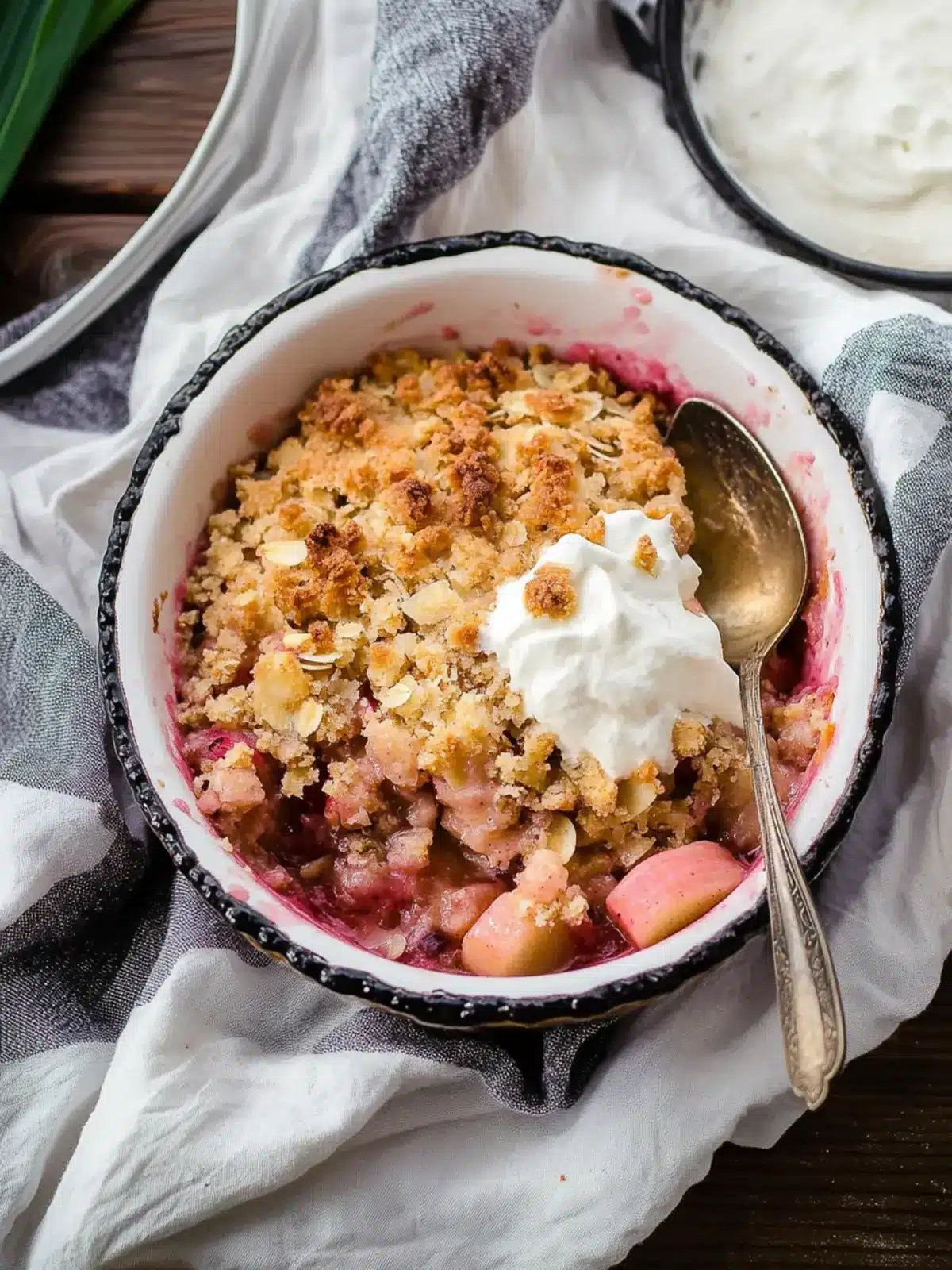 Rhubarb crisp recipe