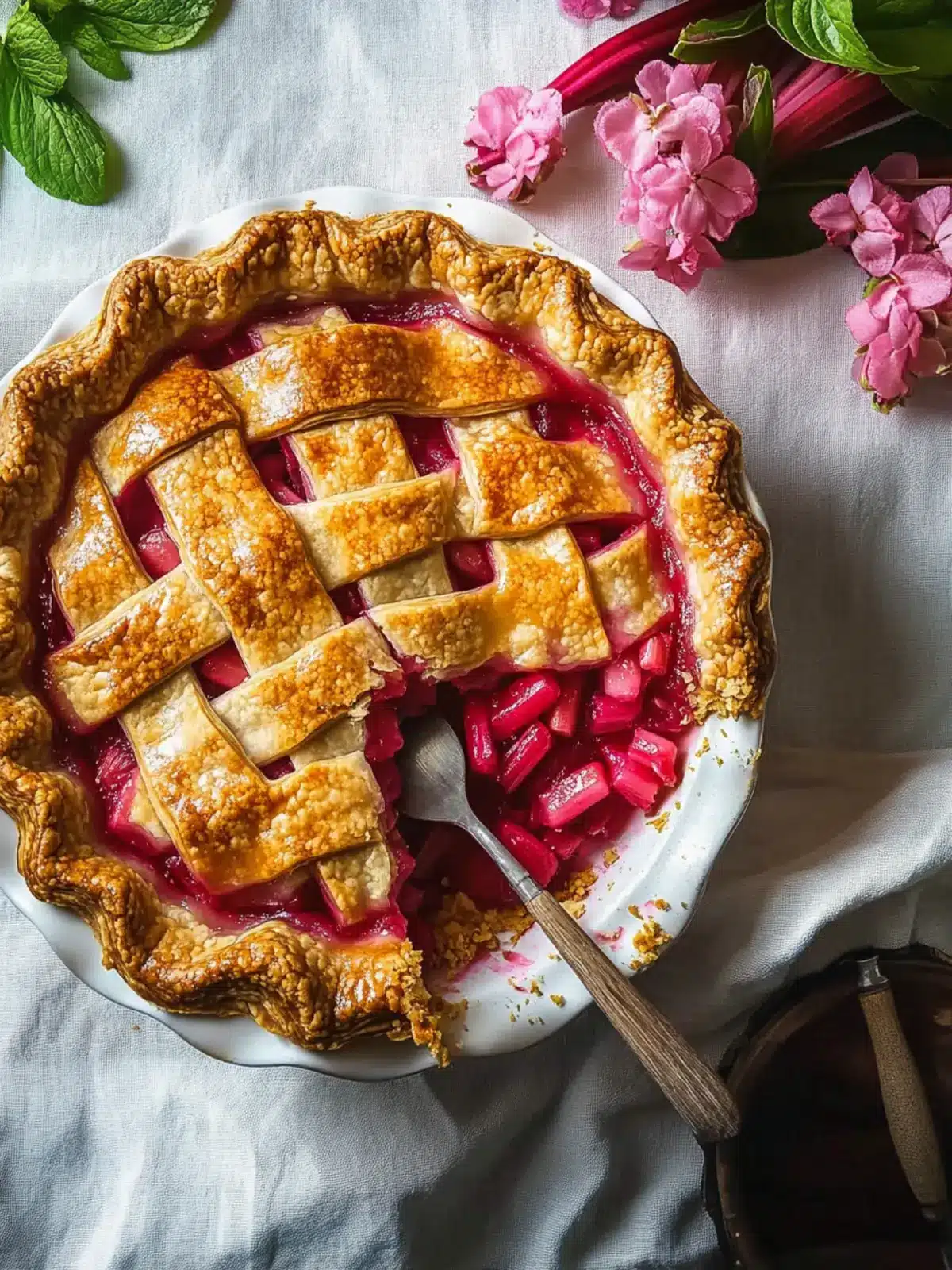 rhubarb pie