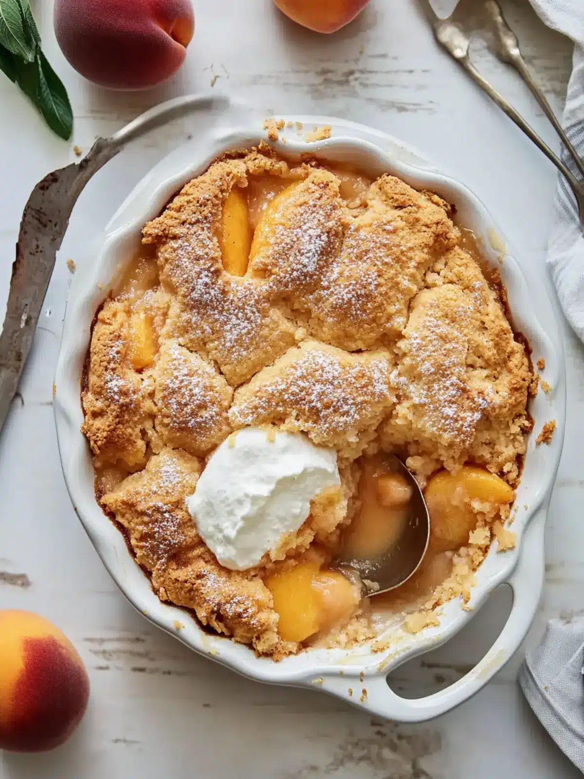 Fresh peach cobbler recipe