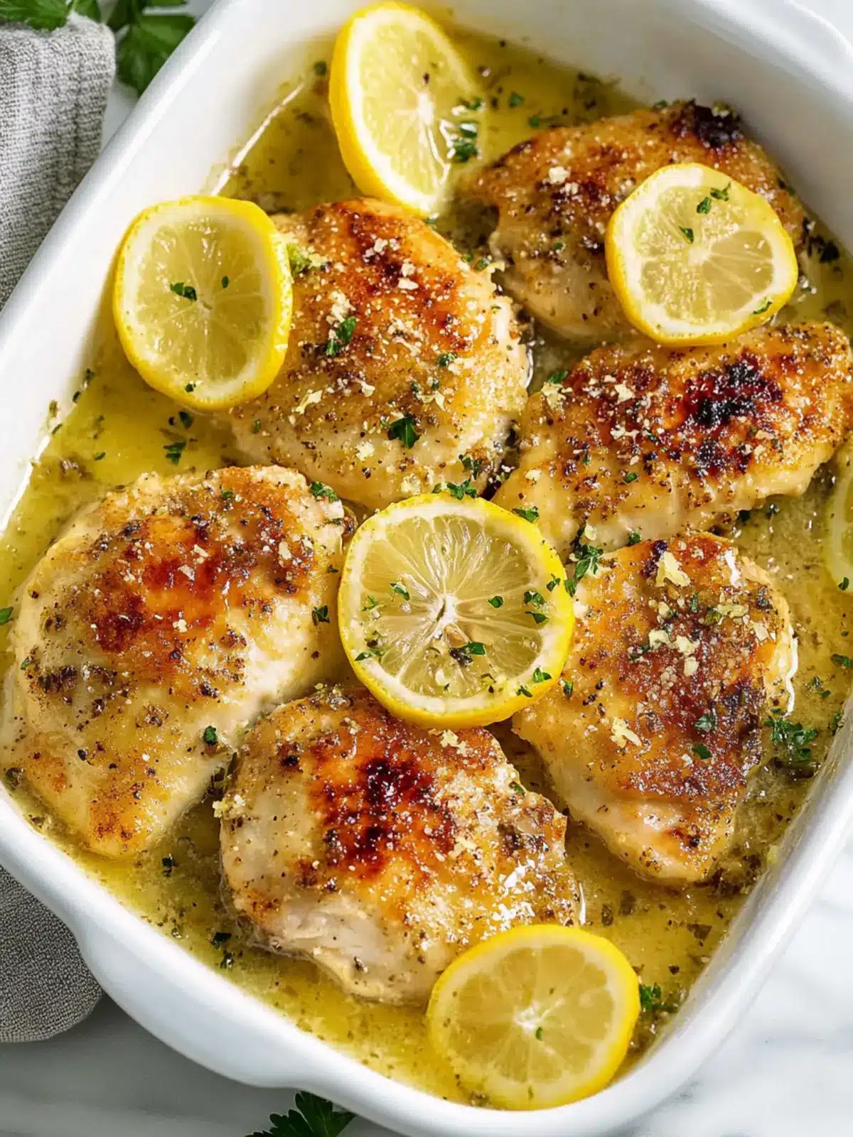 Zesty Lemon Chicken with Irresistible Lemon Butter Sauce Delight