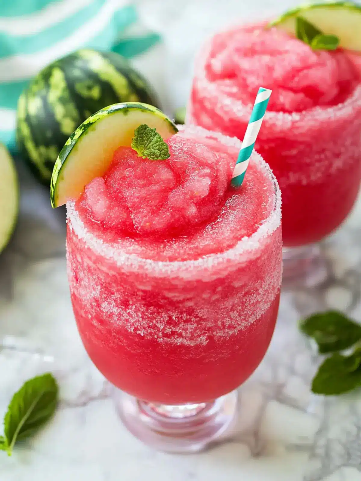 Watermelon slushie recipe