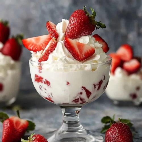 Fresas con crema recipe