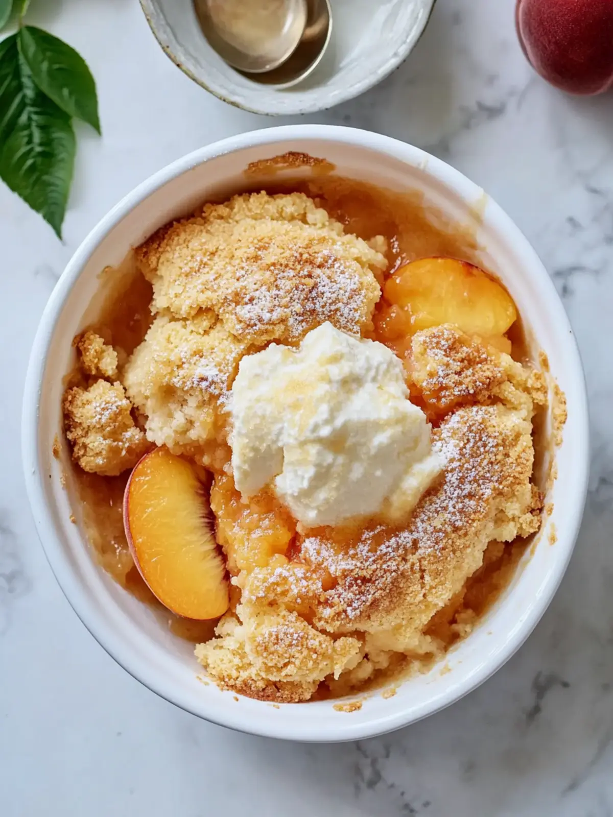 Fresh peach cobbler recipe