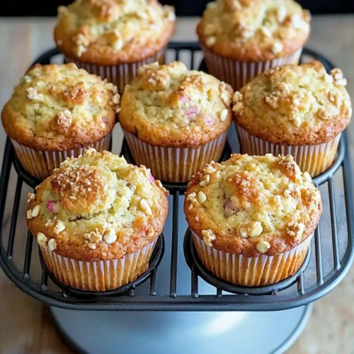 Rhubarb muffins recipe