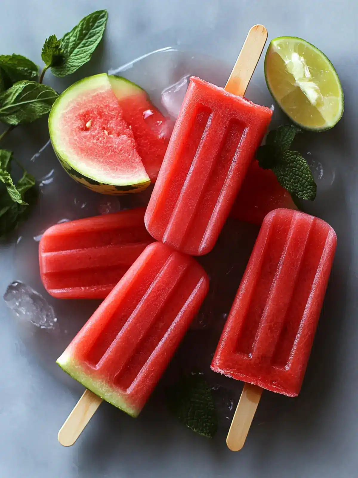 Watermelon popsicles recipe