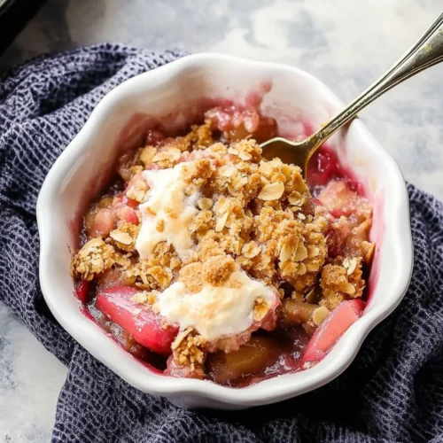 Rhubarb crisp recipe