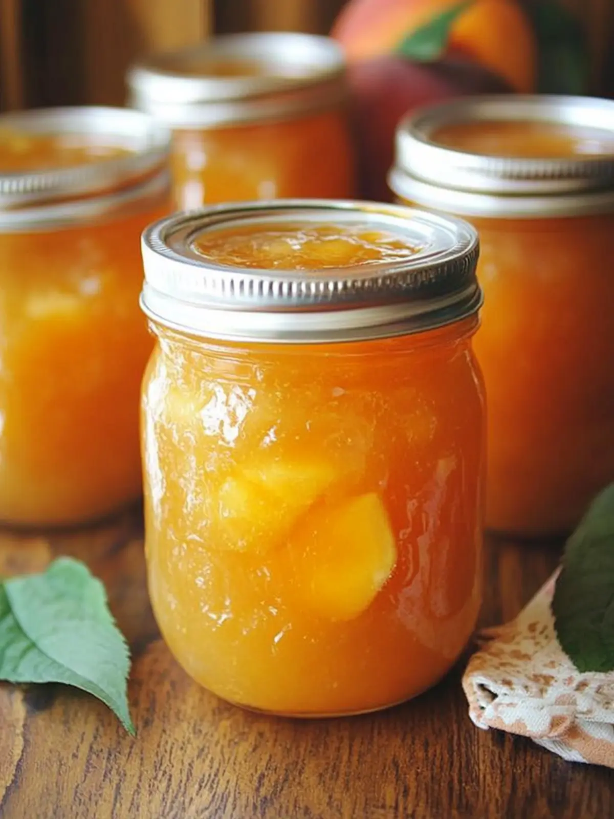 Fresh peach jam recipe