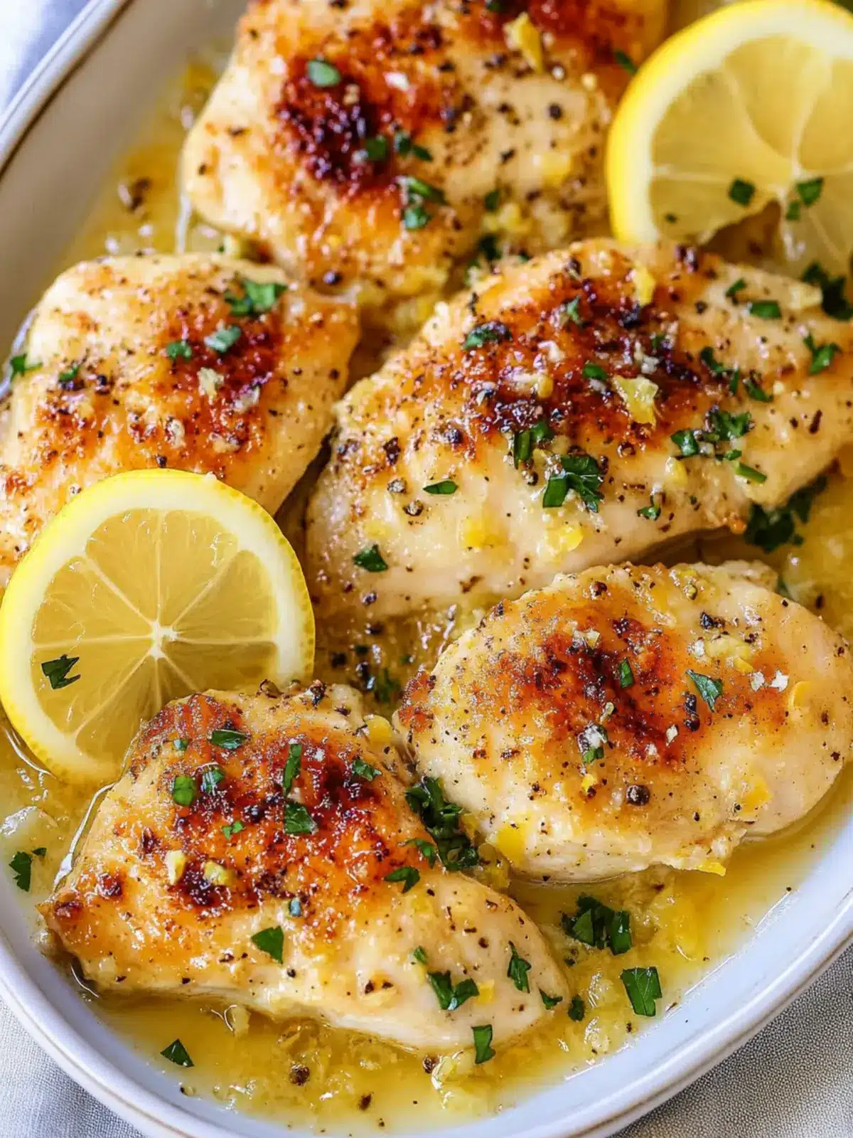 Zesty Lemon Chicken with Irresistible Lemon Butter Sauce
