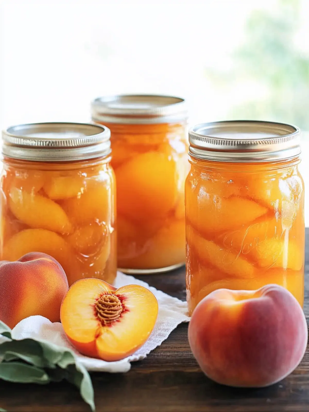 Canning peaches recipe
