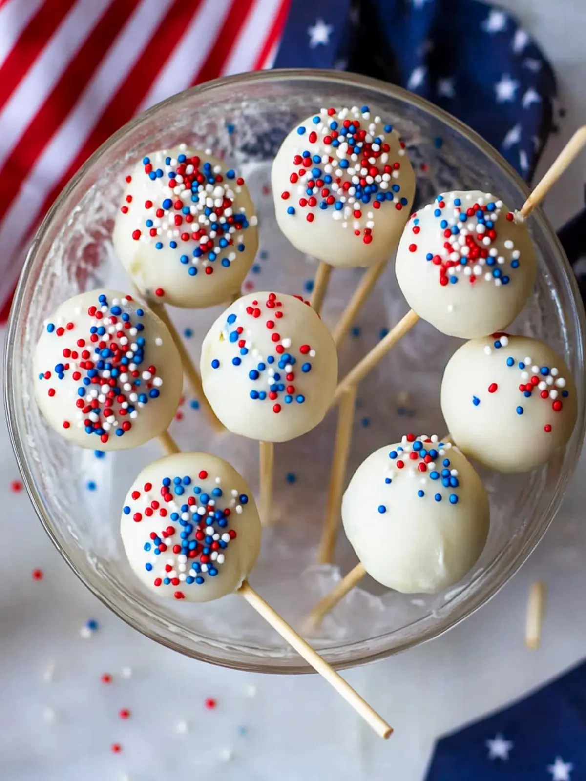 4th of july cake pops recipe