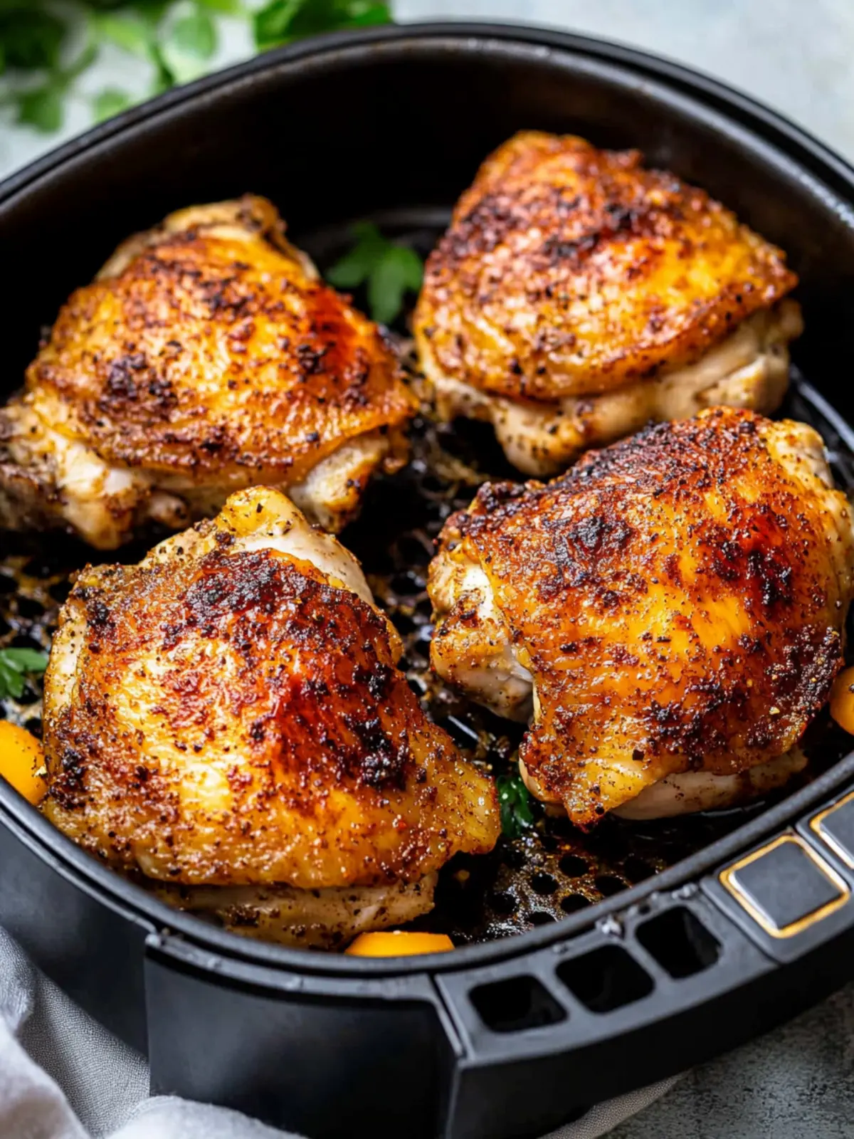 Air fryer chicken thighs recipe