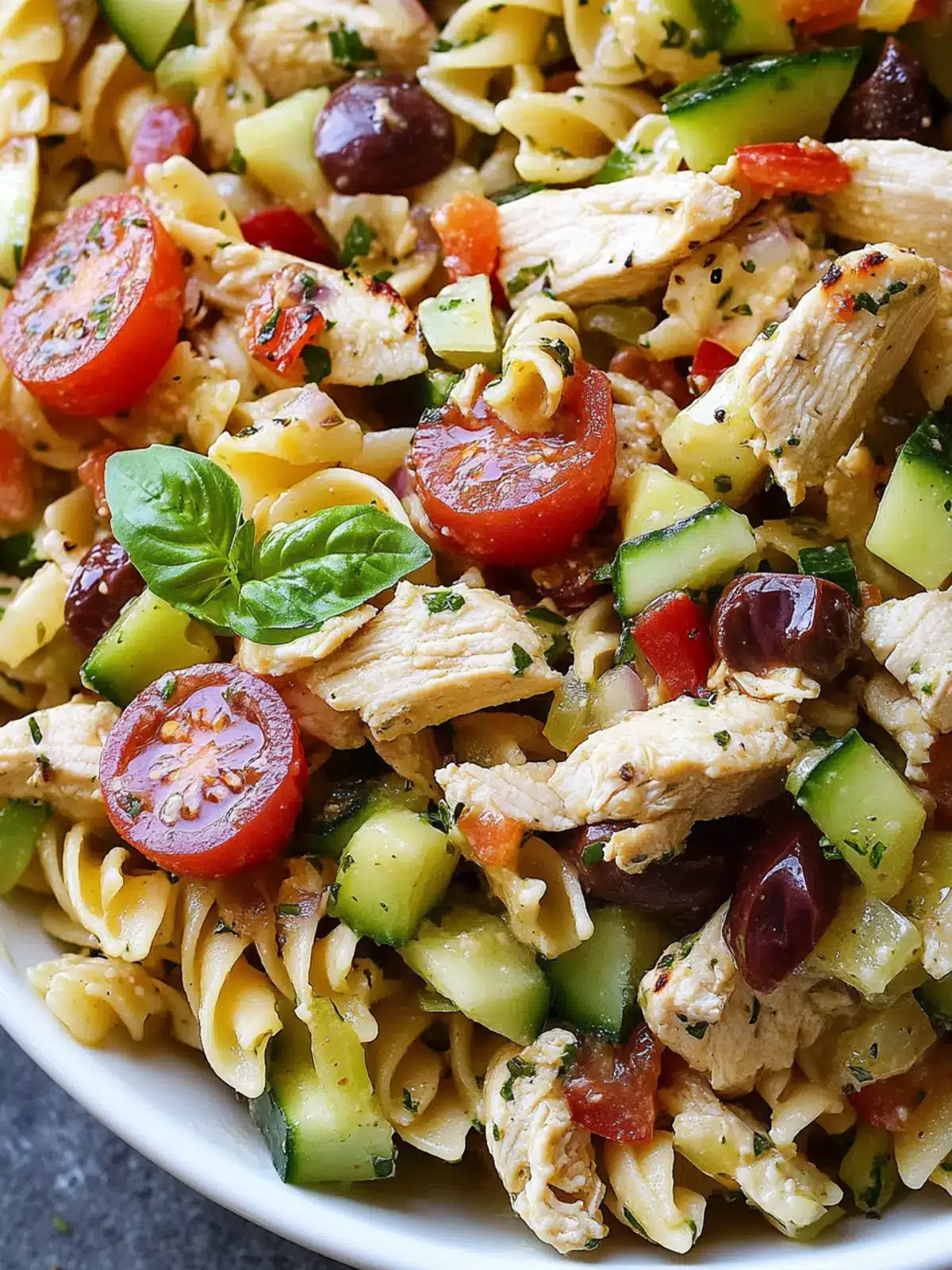 Chicken pasta salad recipe