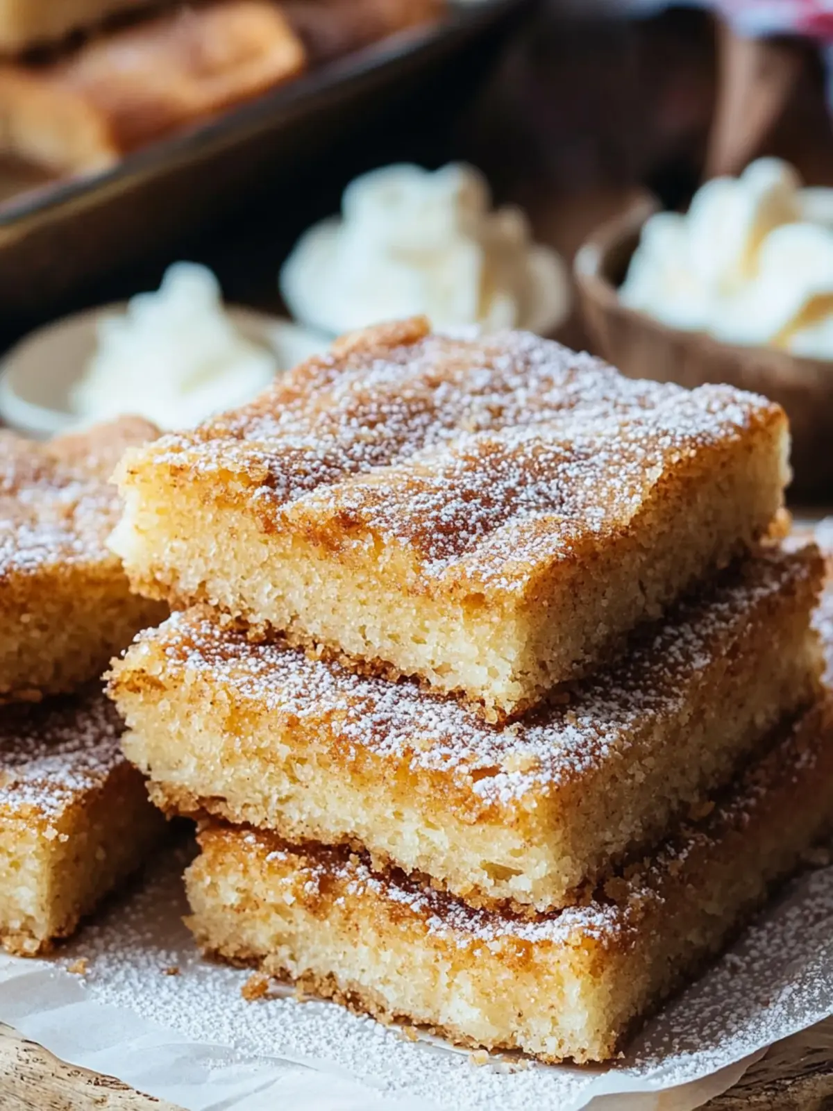 Churro bars recipe