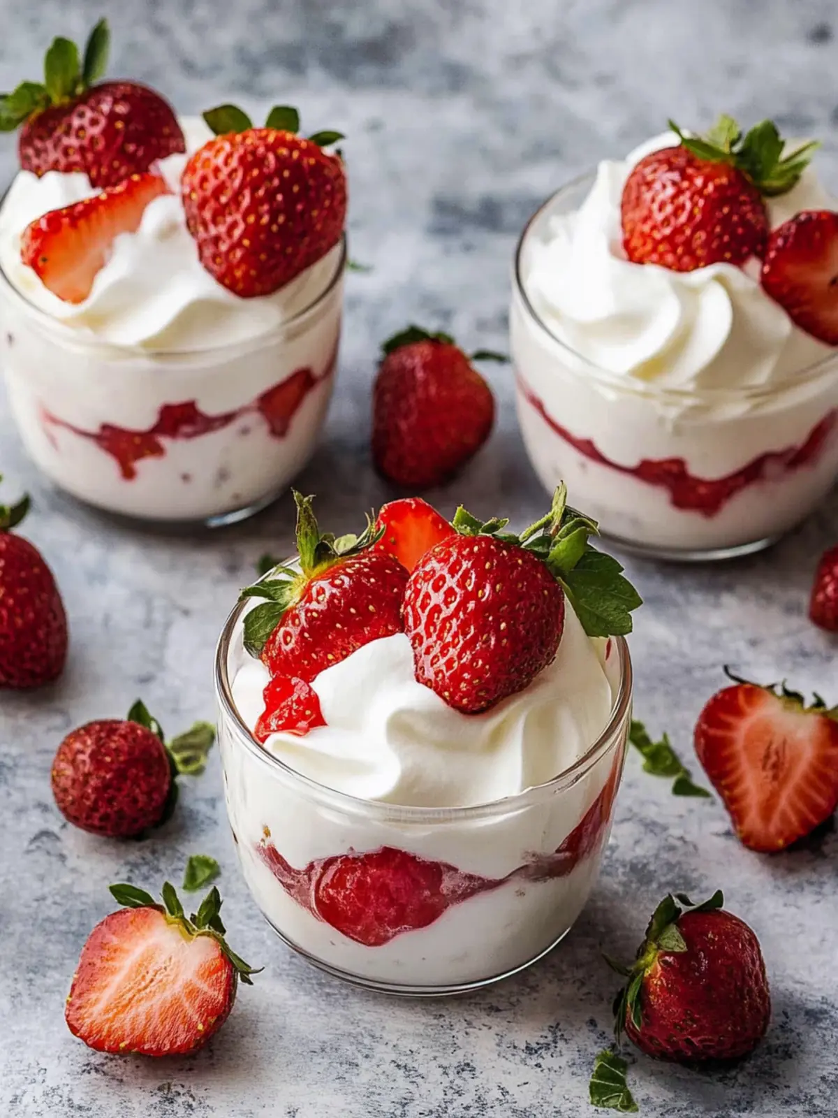 Fresas con crema recipe