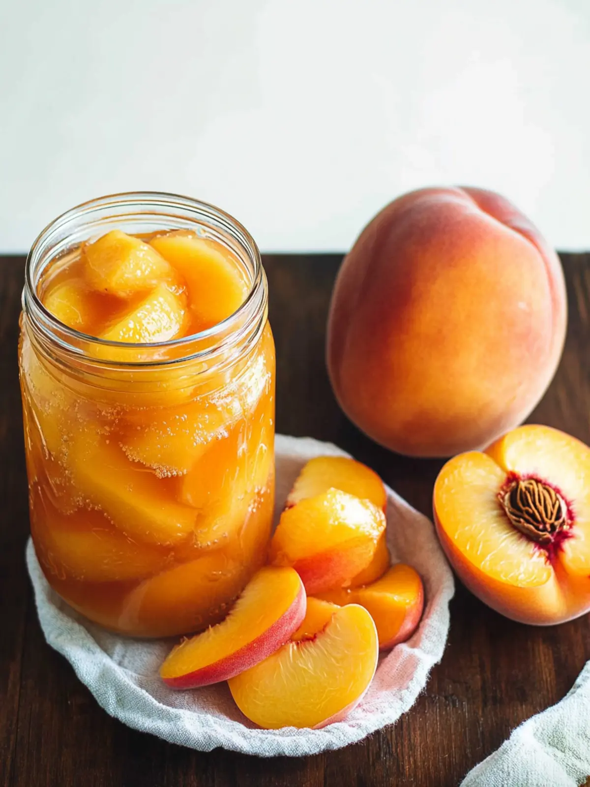 Canning peaches recipe