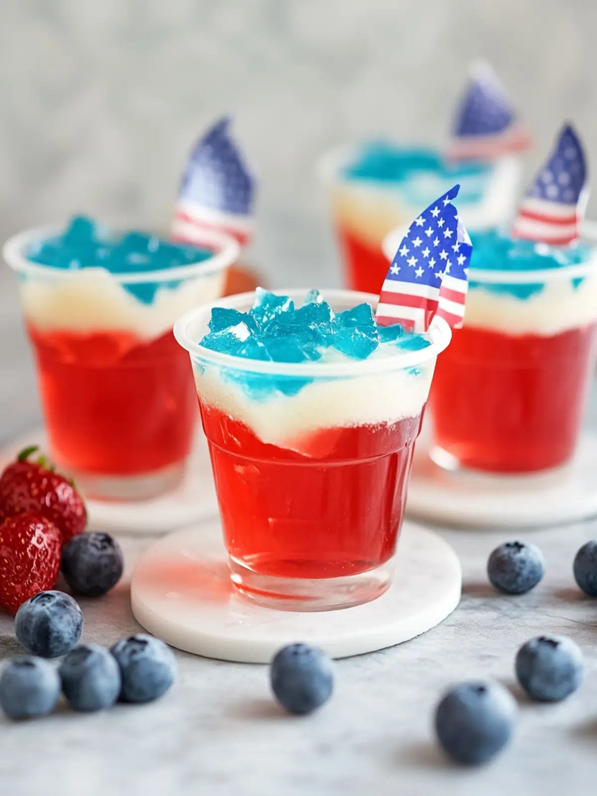 4th of july jello shots recipe