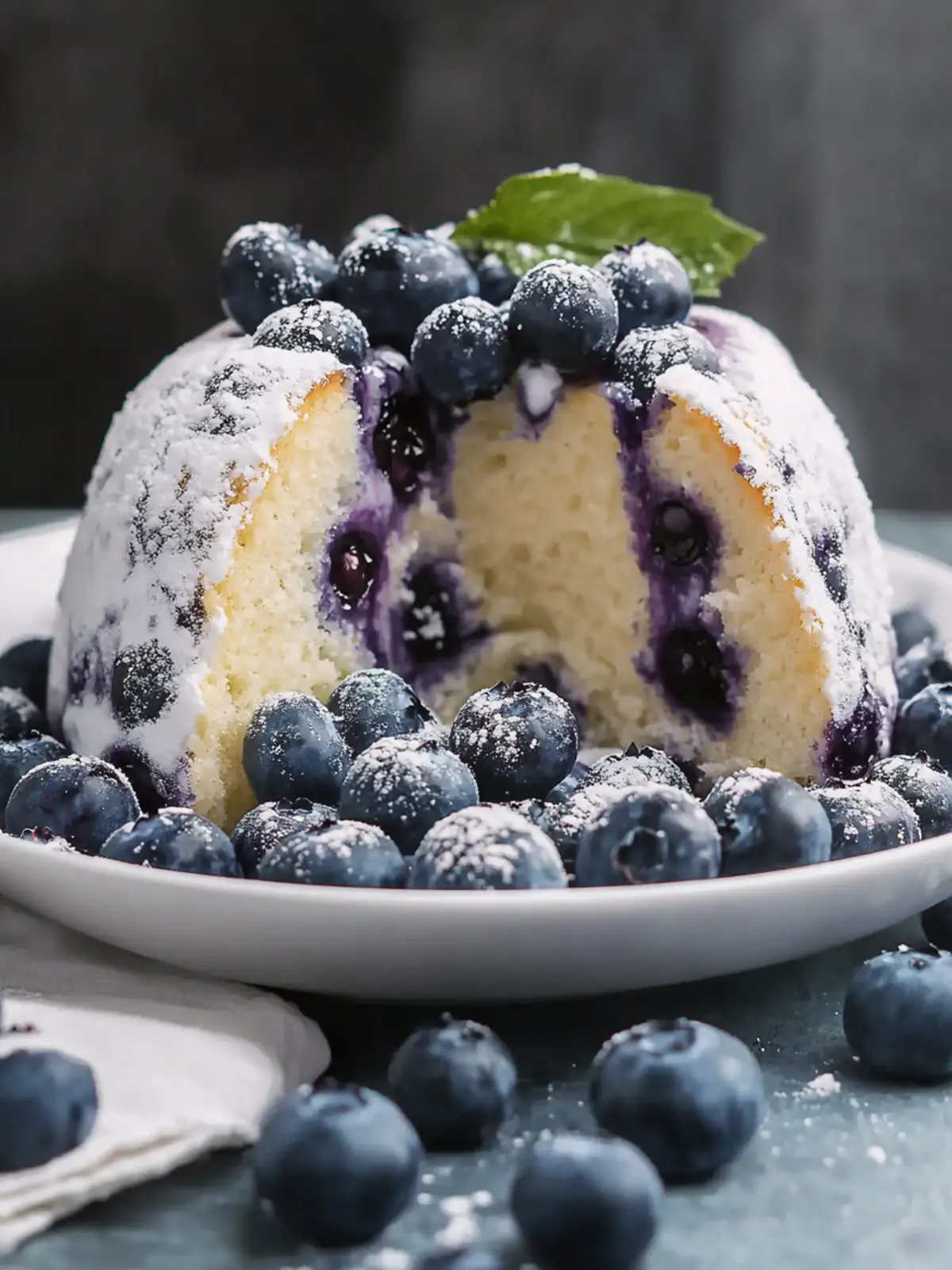 Heavenly Fresh Blueberry Recipe: Irresistible Pound Cake Bliss