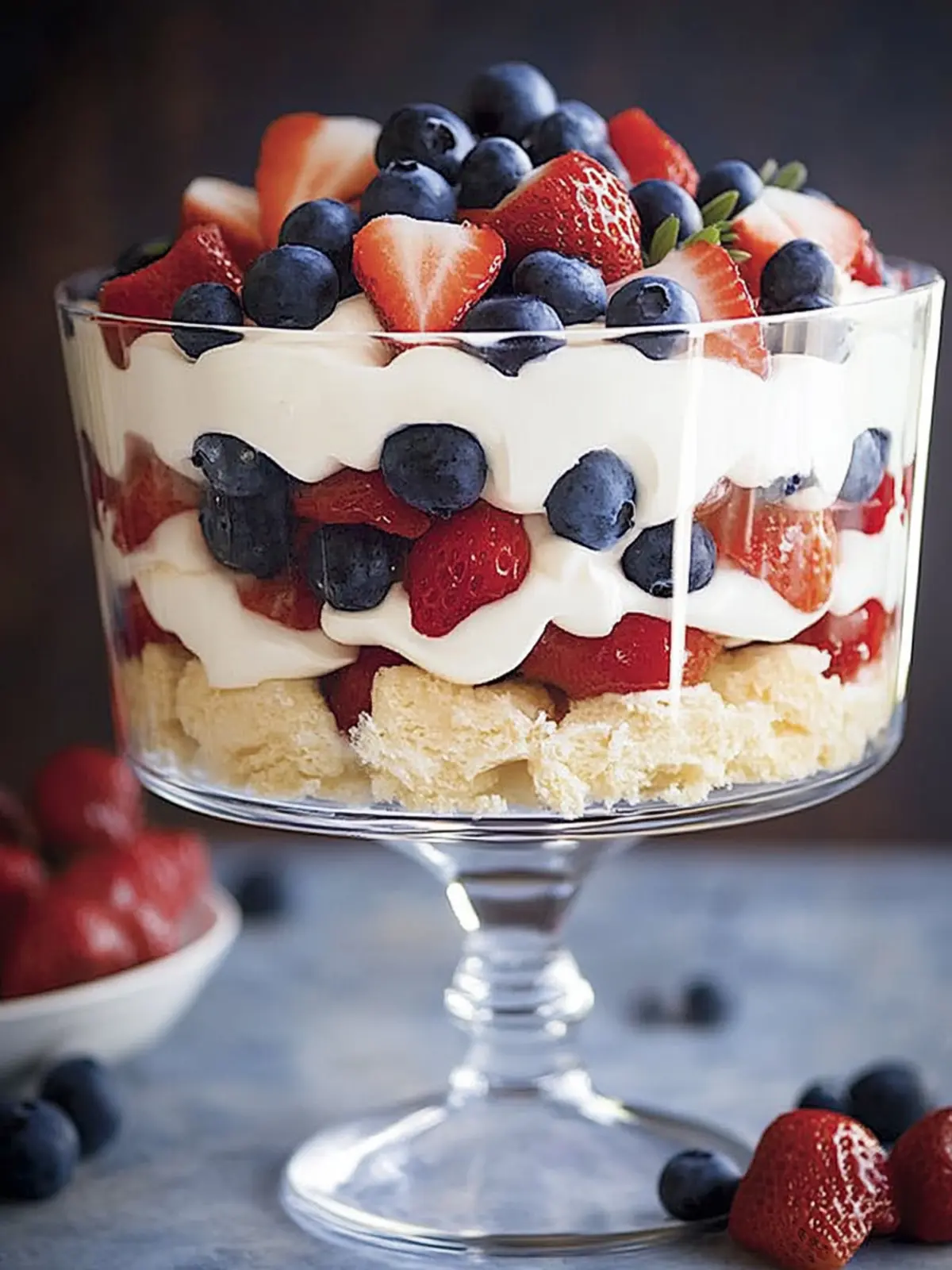 Delicious Red White and Blue Trifle Recipe for Any Celebration