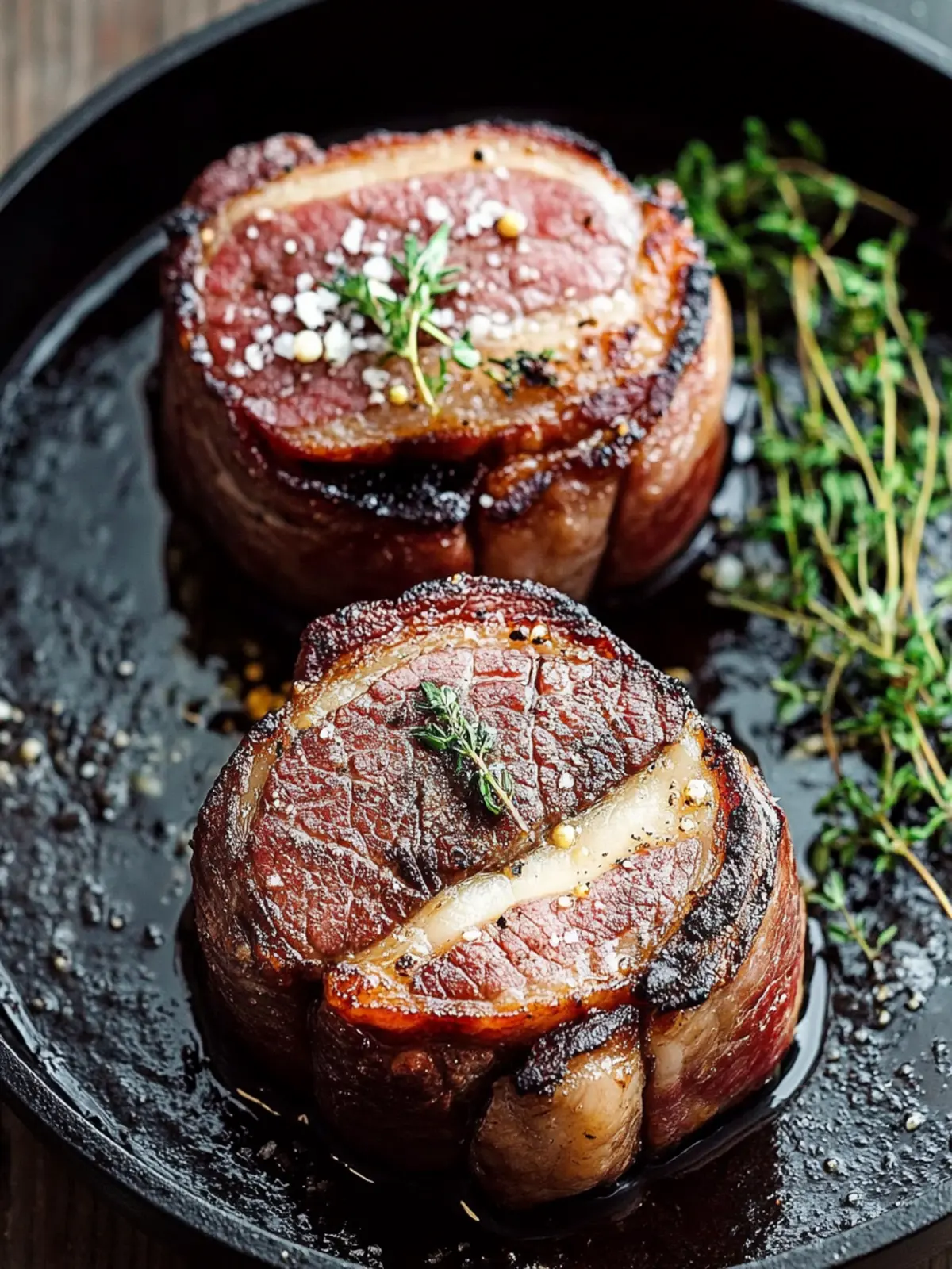 Bacon wrapped filet mignon recipe
