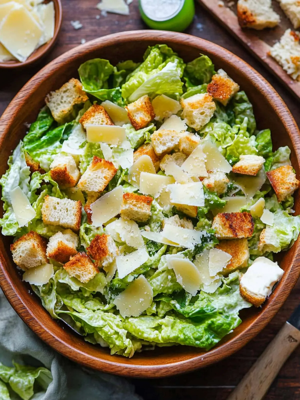 Ultimate Caesar Salad Recipe with Crunchy Homemade Croutons