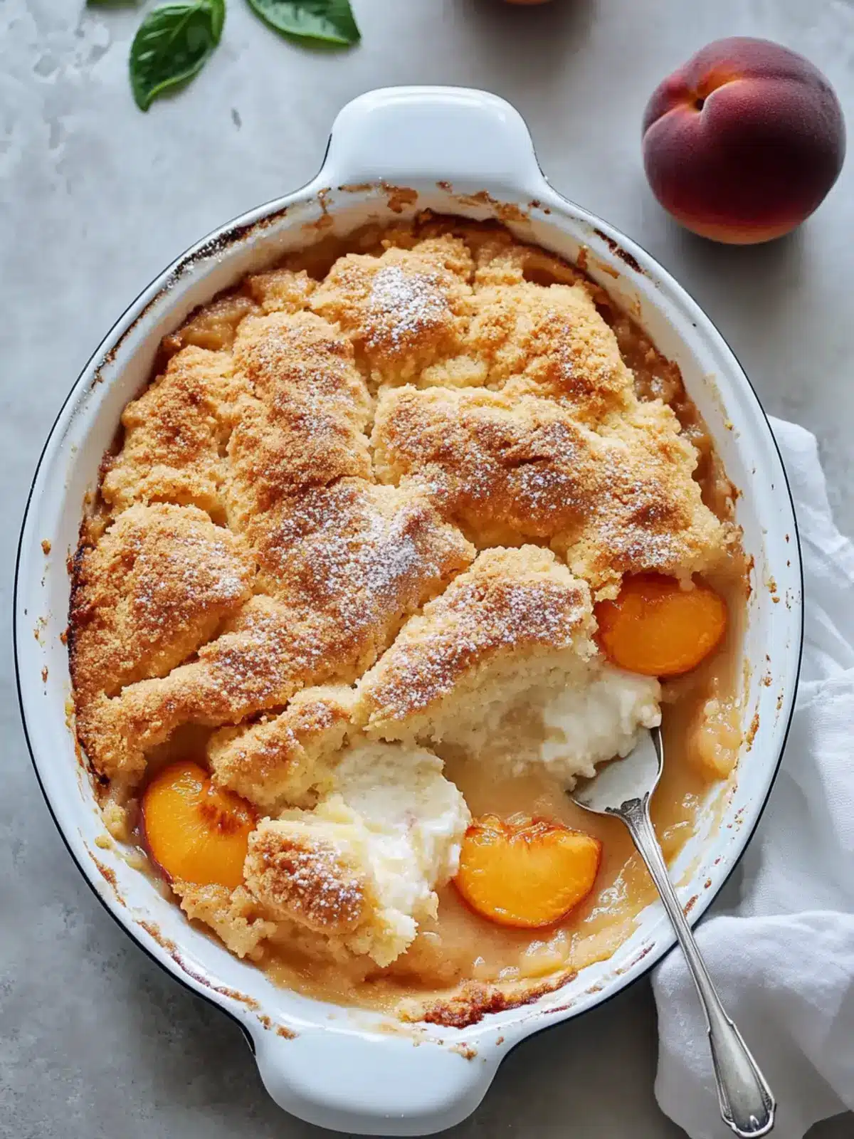 Fresh peach cobbler recipe