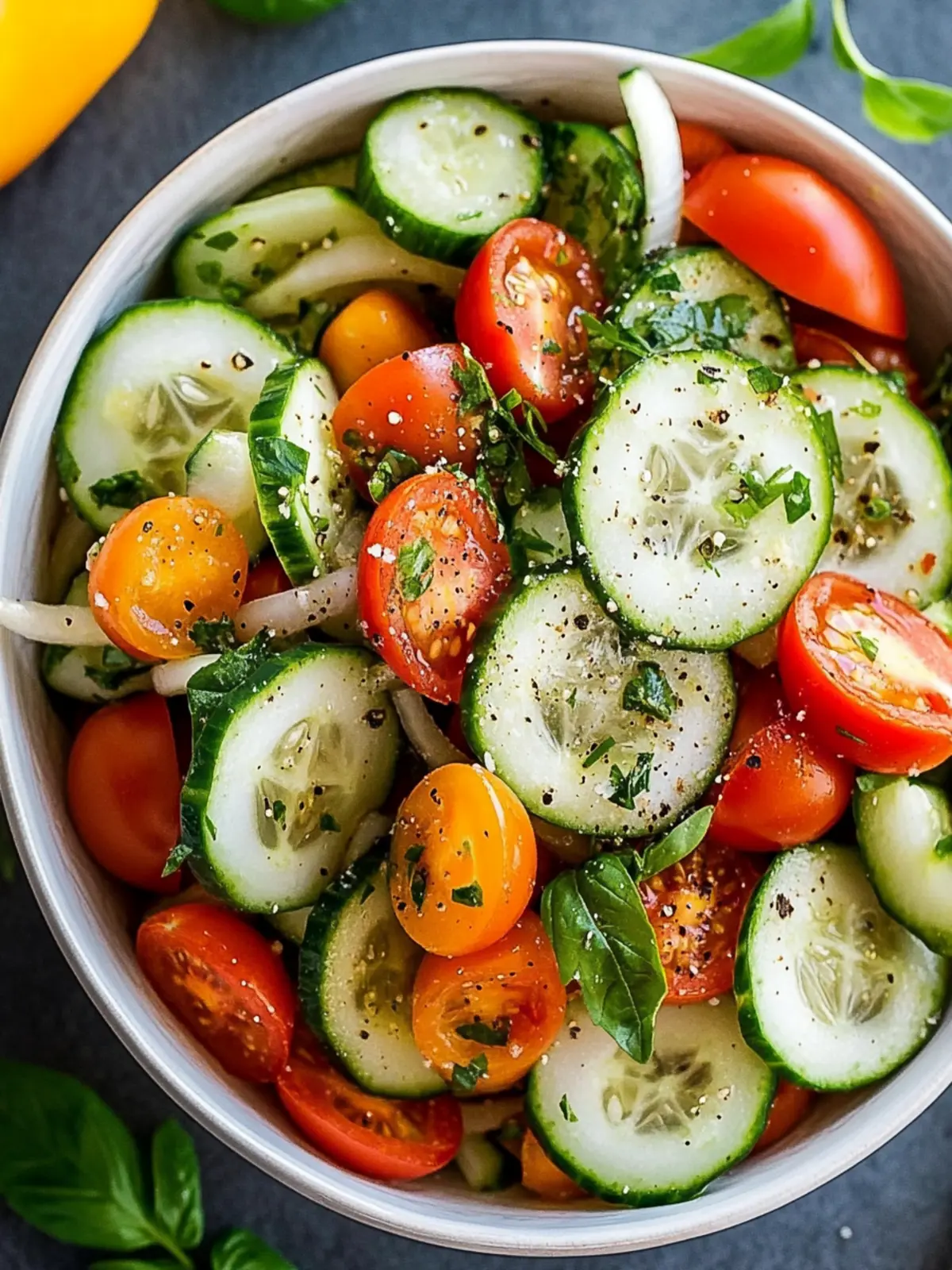Refreshing Tomato Cucumber Salad Recipe for Ultimate Crunch