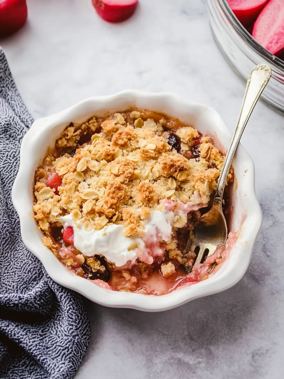 Rhubarb crisp recipe