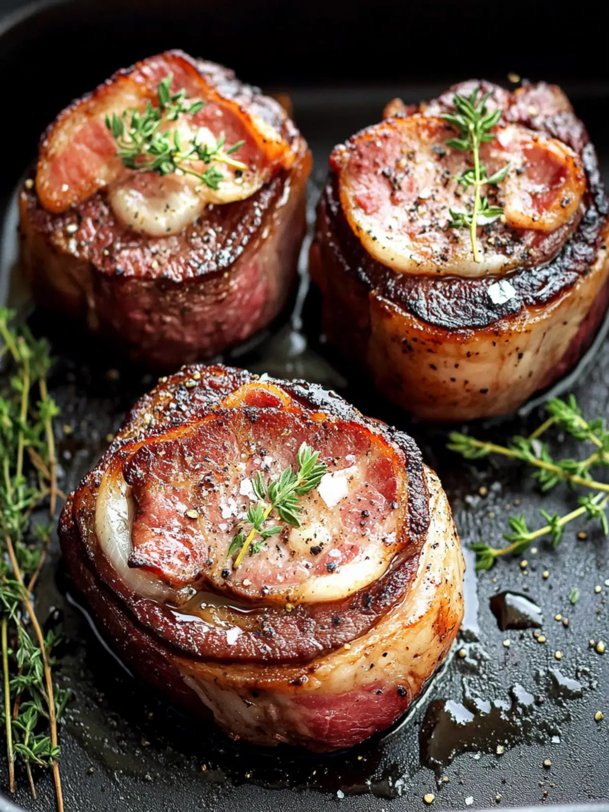 Bacon wrapped filet mignon recipe