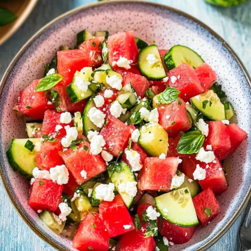 Watermelon salad recipe