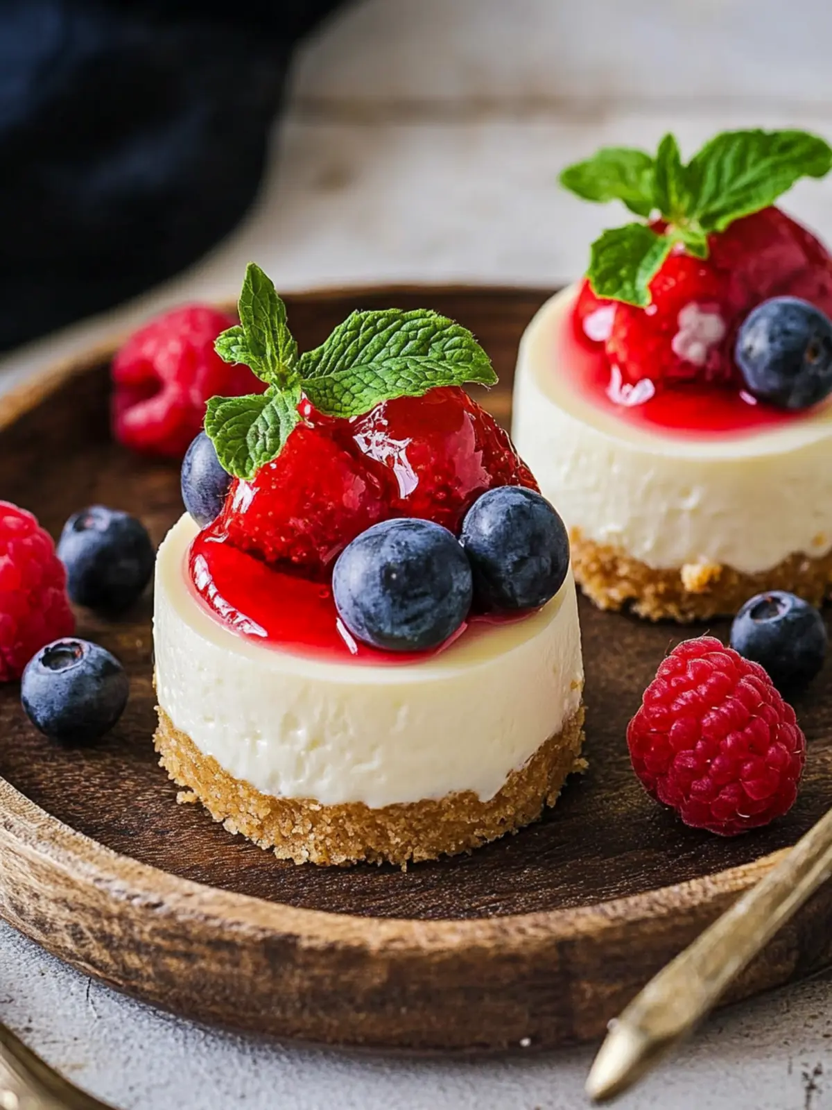 Delicious No Bake Mini Cheesecake in Just 15 Minutes!