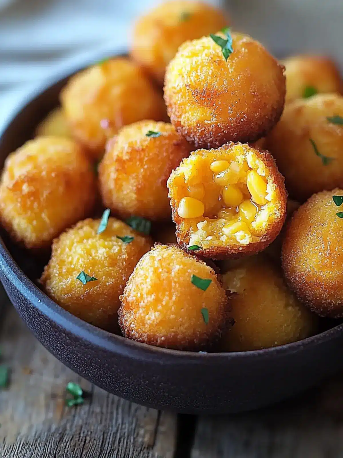 Southern-Style Honey Butter Cornbread Poppers