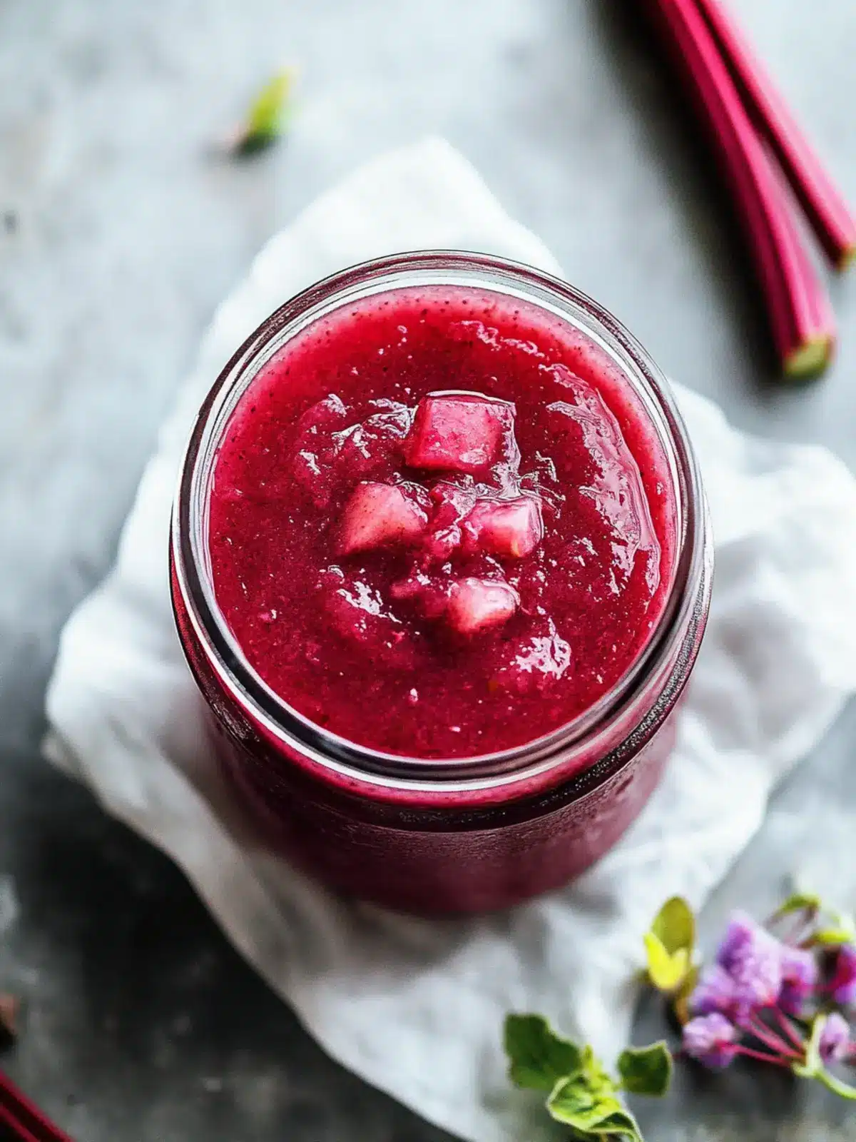 rhubarb sauce