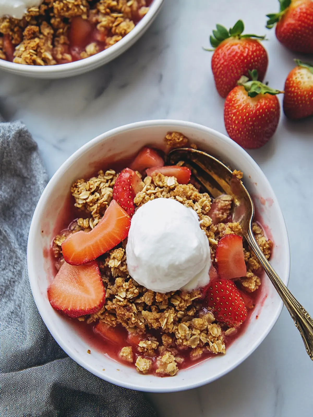 Heavenly Strawberry Rhubarb Crisp That’ll Wow Your Taste Buds