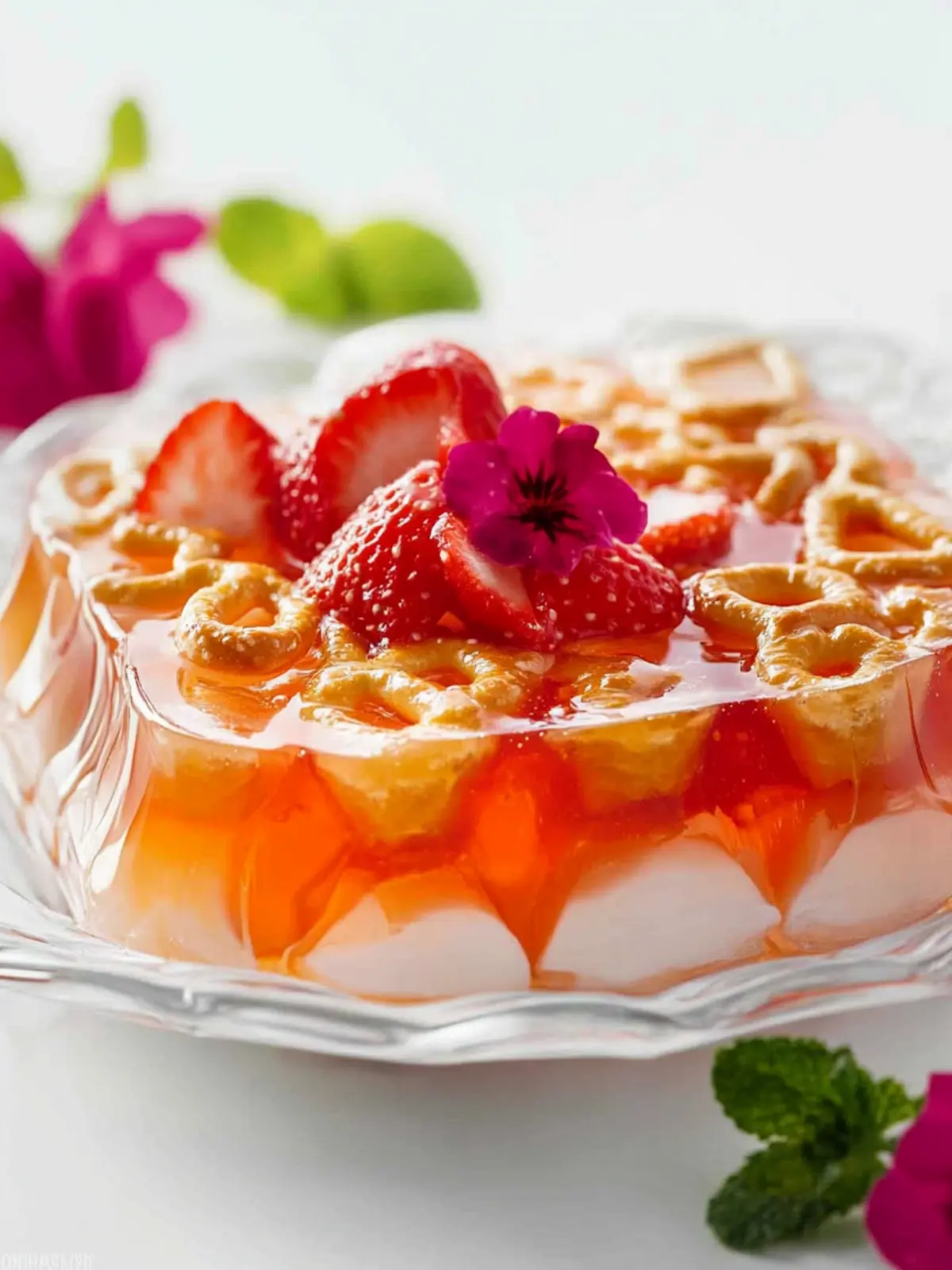 pretzel jello dessert