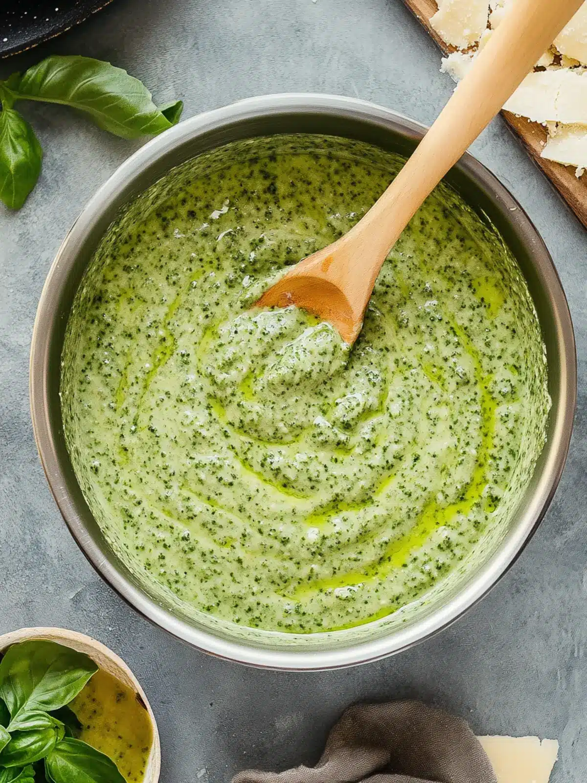 creamy pesto sauce