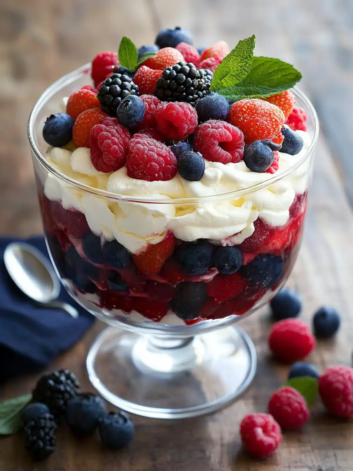 Delicious Berry Trifle: Easy Layers of Fresh Flavor!