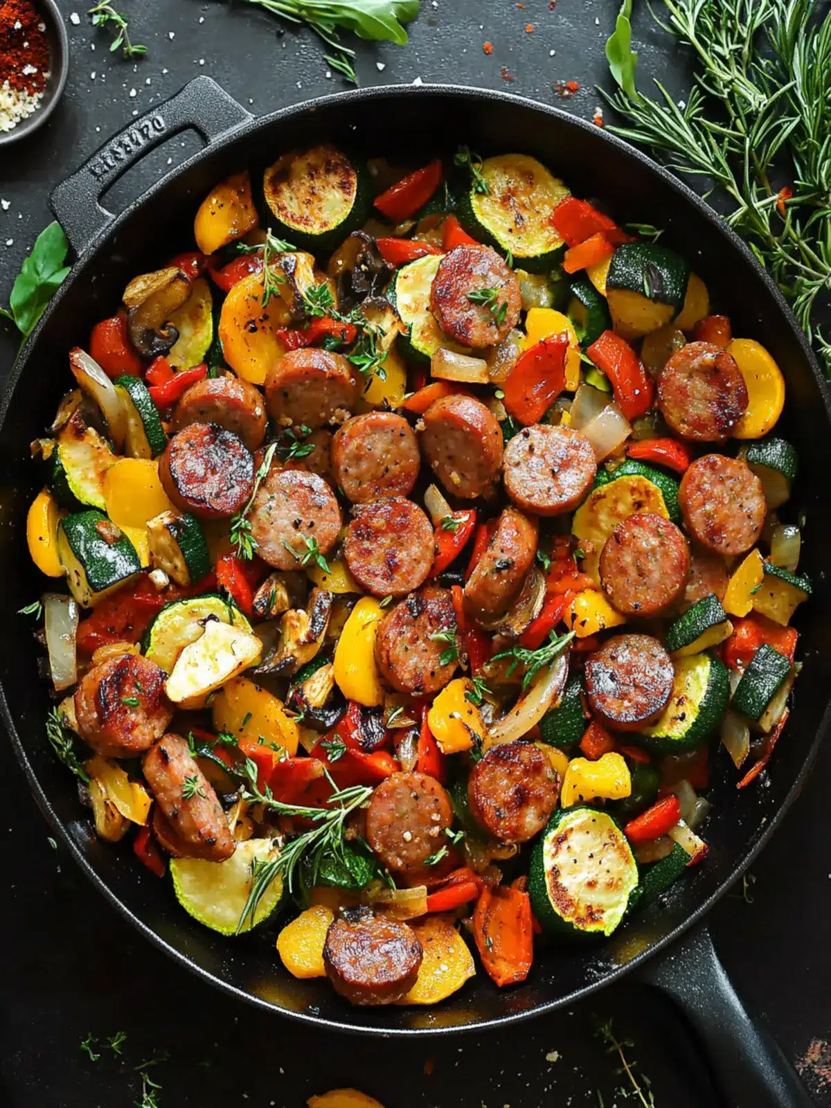 Sausage and Veggies Skillet: 30-Minute One-Pan Delight