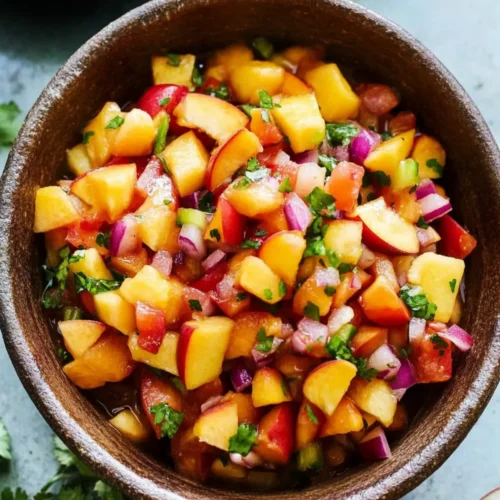 peach salsa